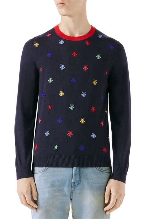 gucci sweater replica reddit|gucci bee embroidered sweater.